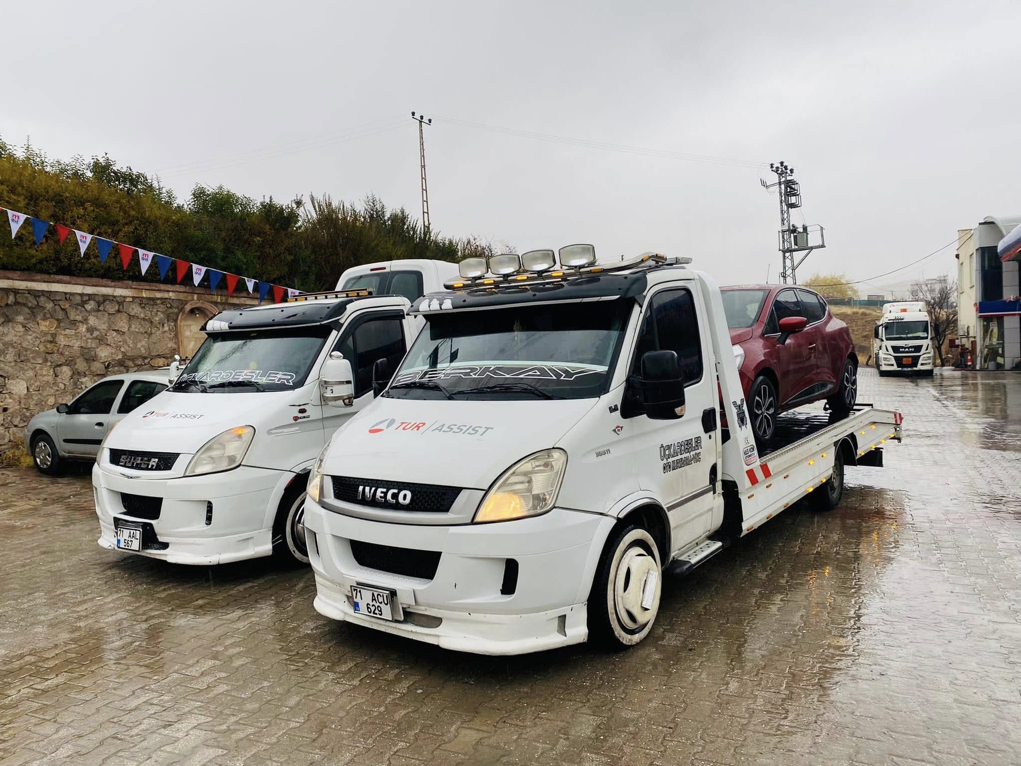 Kırıkkale Merkez yol yardım çekici